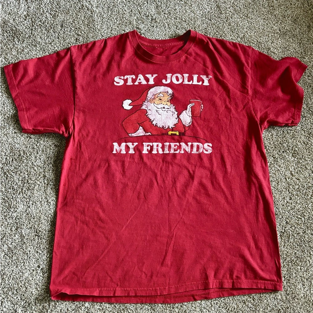 Vintage Men’s Ugly Christmas T-Shirt - large